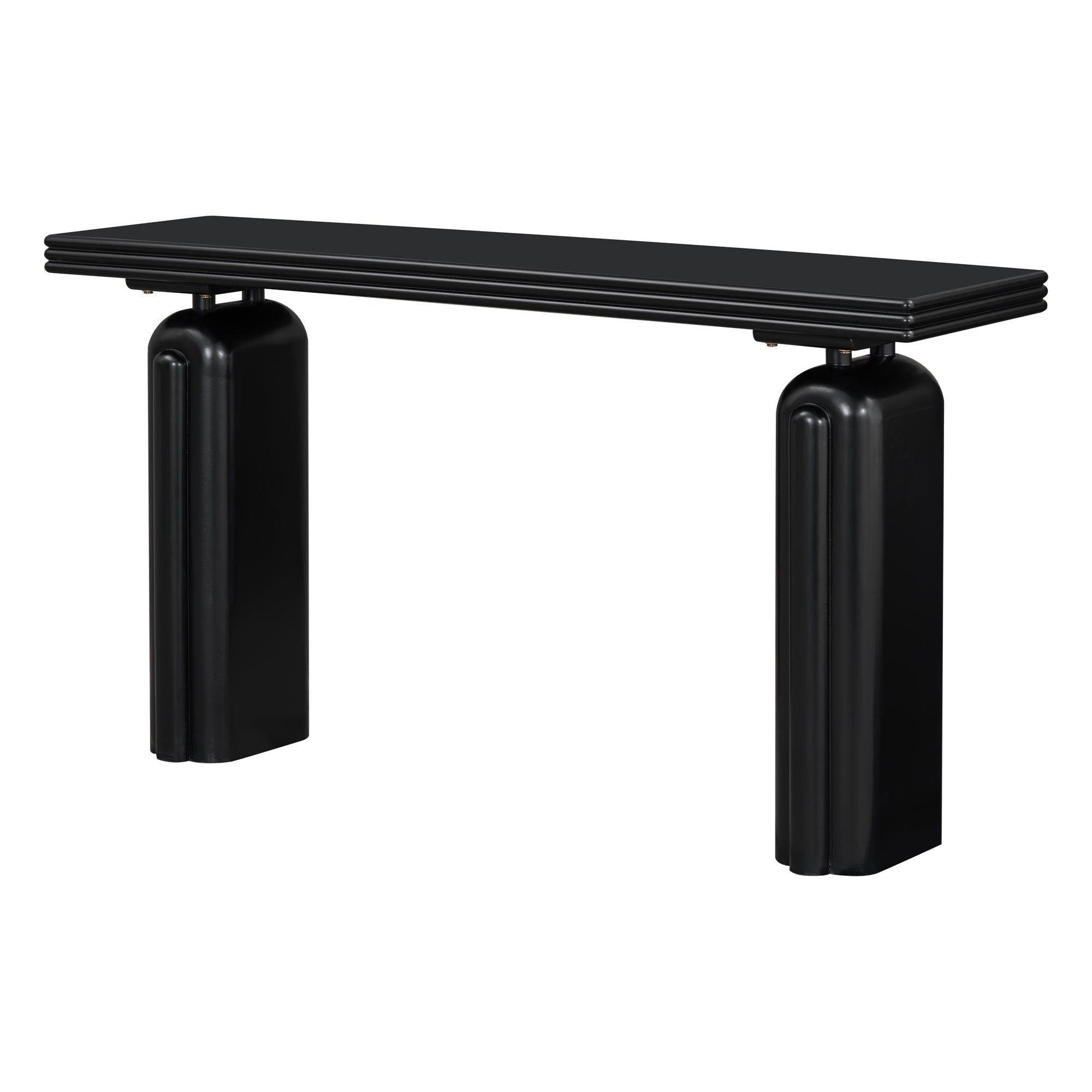 U_STYLE Chic, Elegant and Luxurious Acacia Veneer Console Table,Suitable for Entryway, Hallway, Living Room, Foyer, Corridor