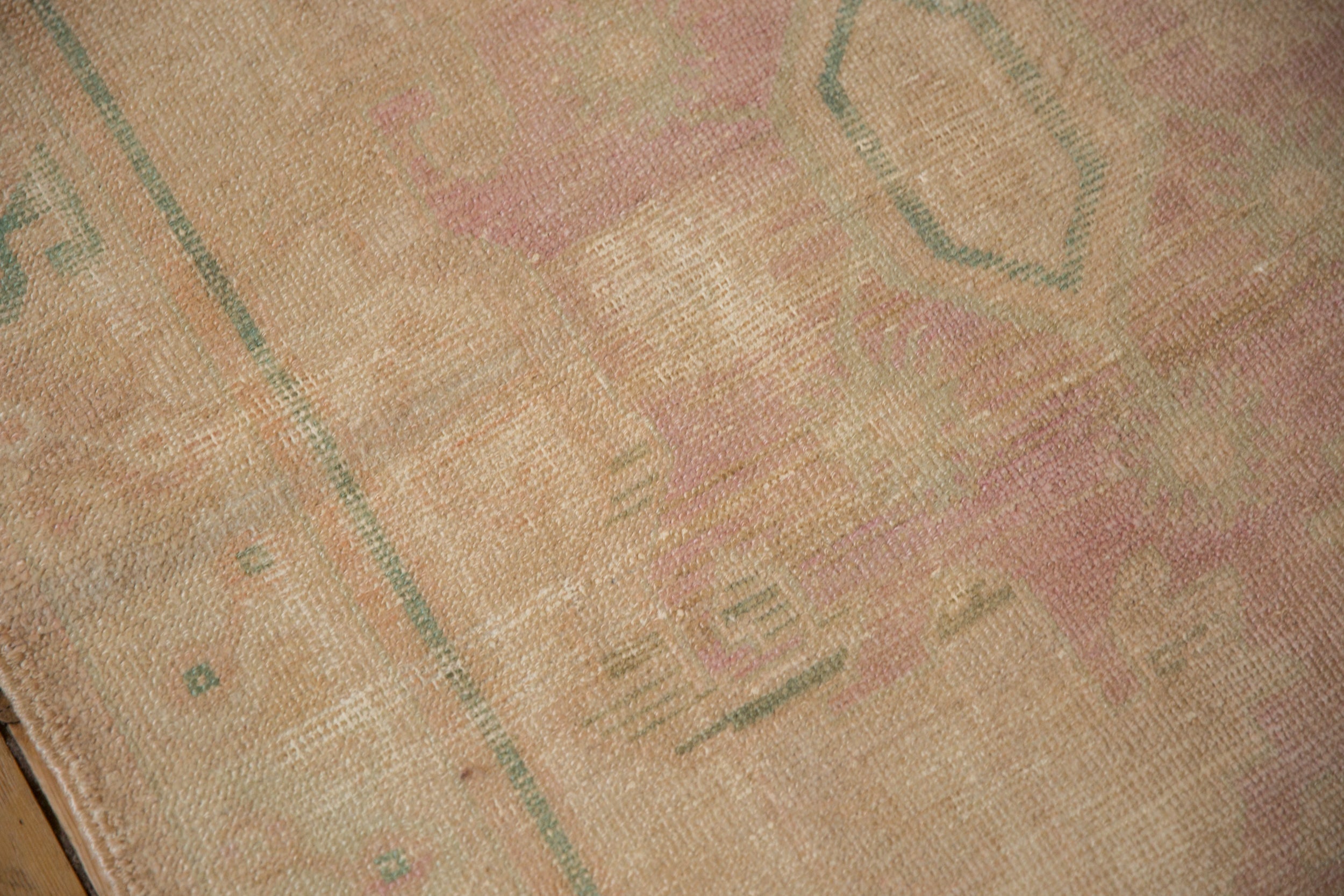 4x9.5 Vintage Distressed Oushak Rug Runner