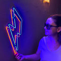 Flash Neon Metal Sign