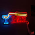 Bar Neon Metal Sign