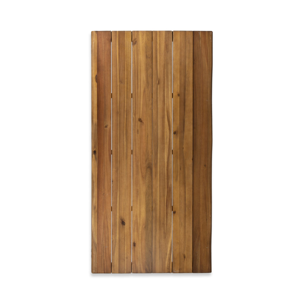ZION INDUSTRIAL WOOD AND METAL RECTANGULAR DINING TABLE