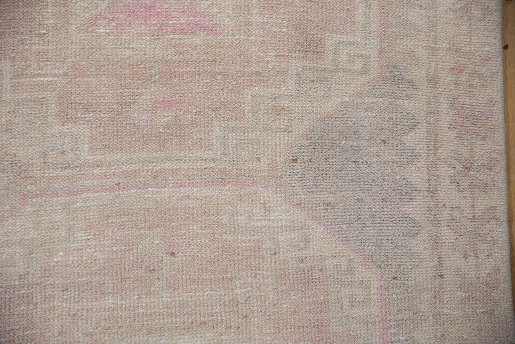 3.5x11.5 Vintage Distressed Oushak Rug Runner