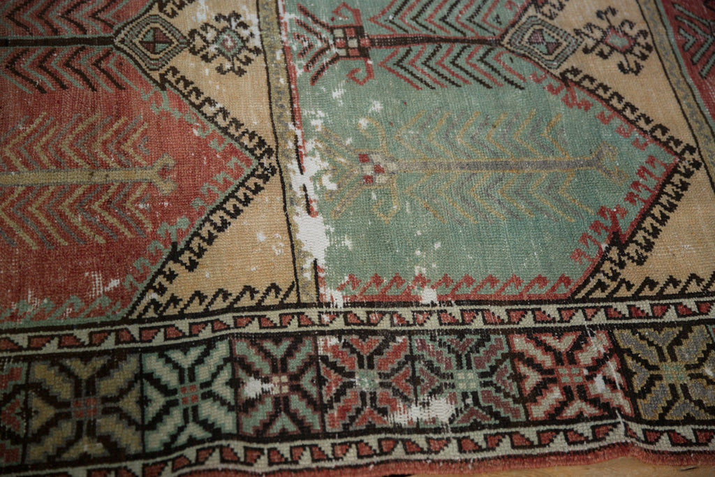 5x12.5 Vintage Distressed Oushak Rug Runner