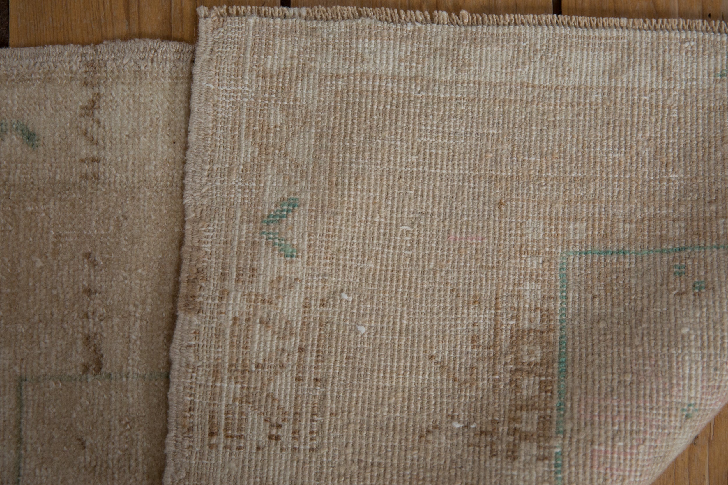 1.5x3 Vintage Distressed Oushak Rug Mat
