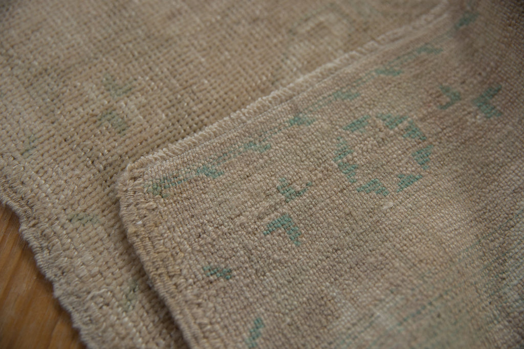 1.5x3 Vintage Distressed Oushak Rug Mat