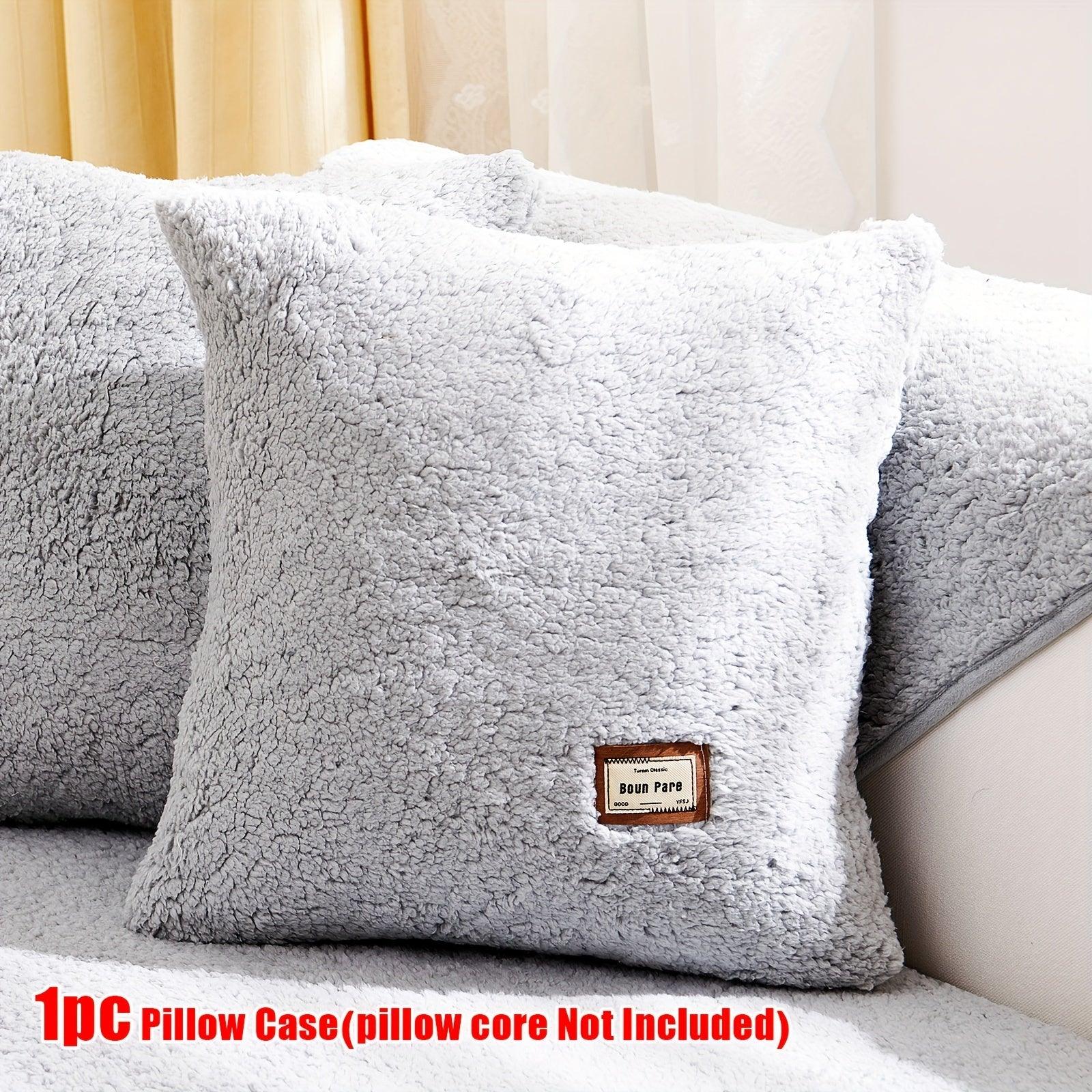 Durable 3 cushion couch cover | High-Quality Plush Sherpa Sofa Cover