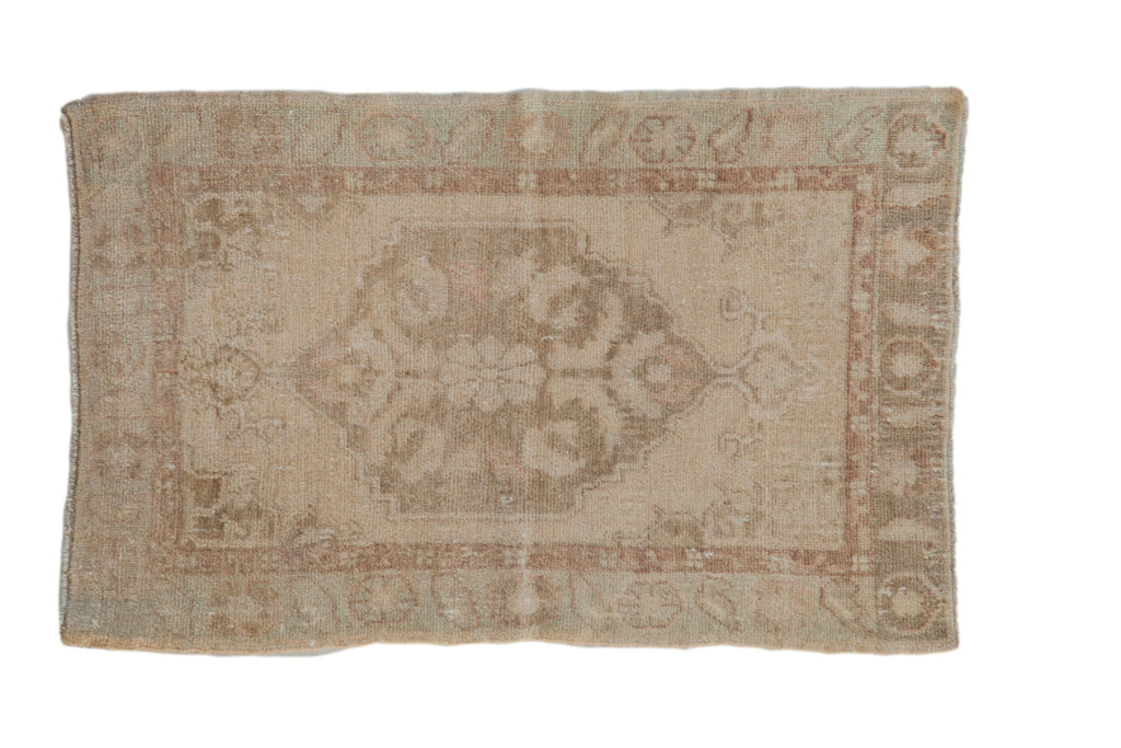 2x3.5 Vintage Distressed Oushak Rug