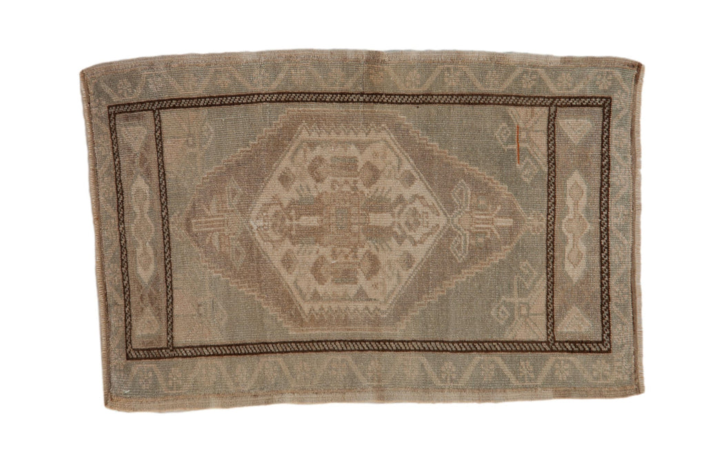 2x3 Vintage Distressed Oushak Rug Mat
