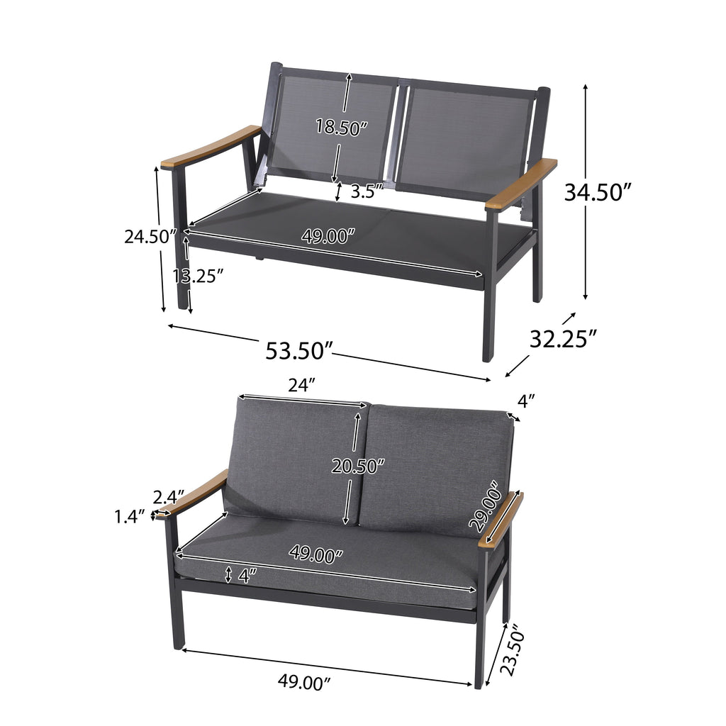 SINCLAIR 4PC CHAT SET