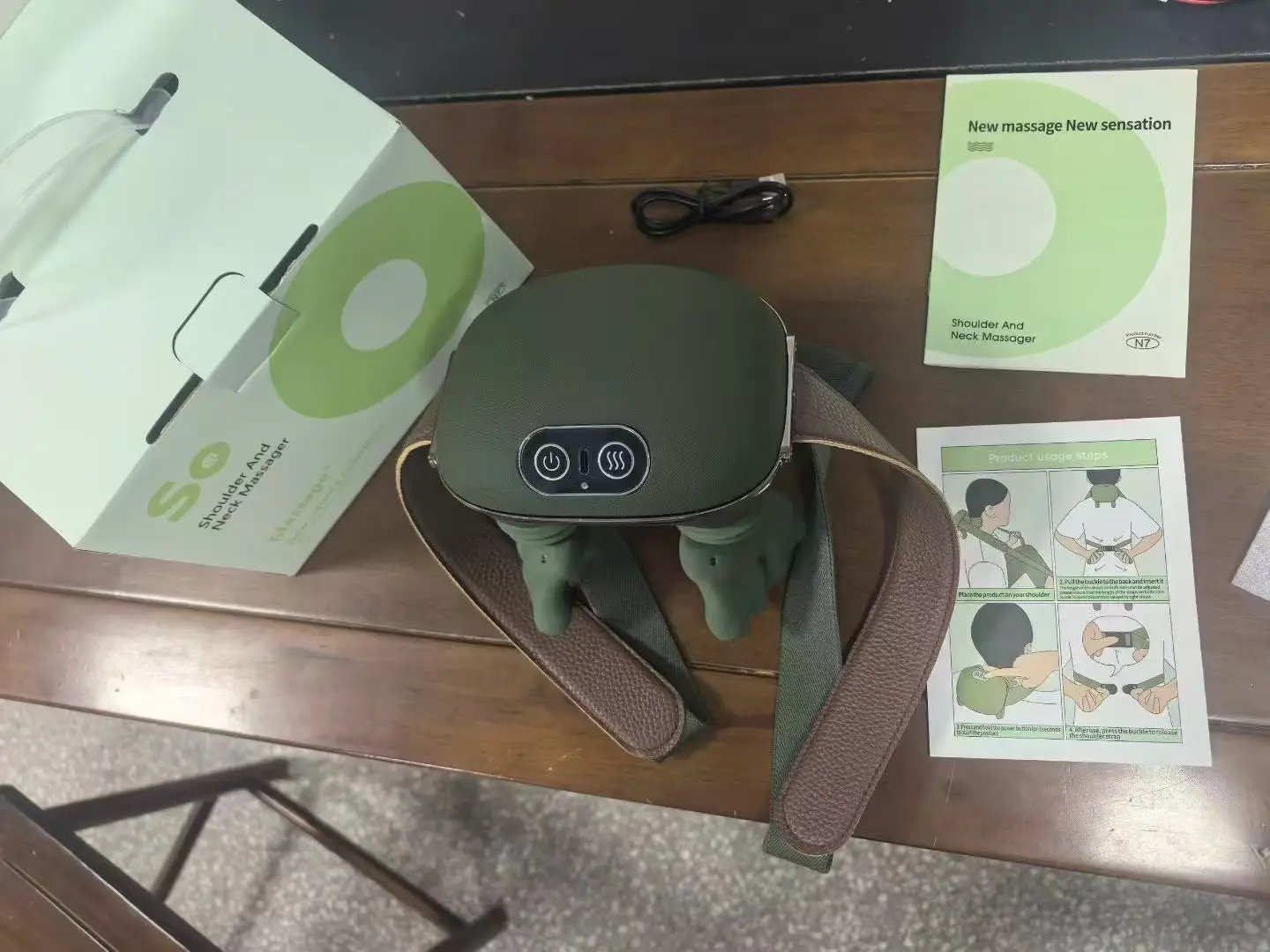 Master Hand Shoulder & Neck Massager with Heat Compress