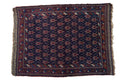 4x5.5 Antique Afshar Rug