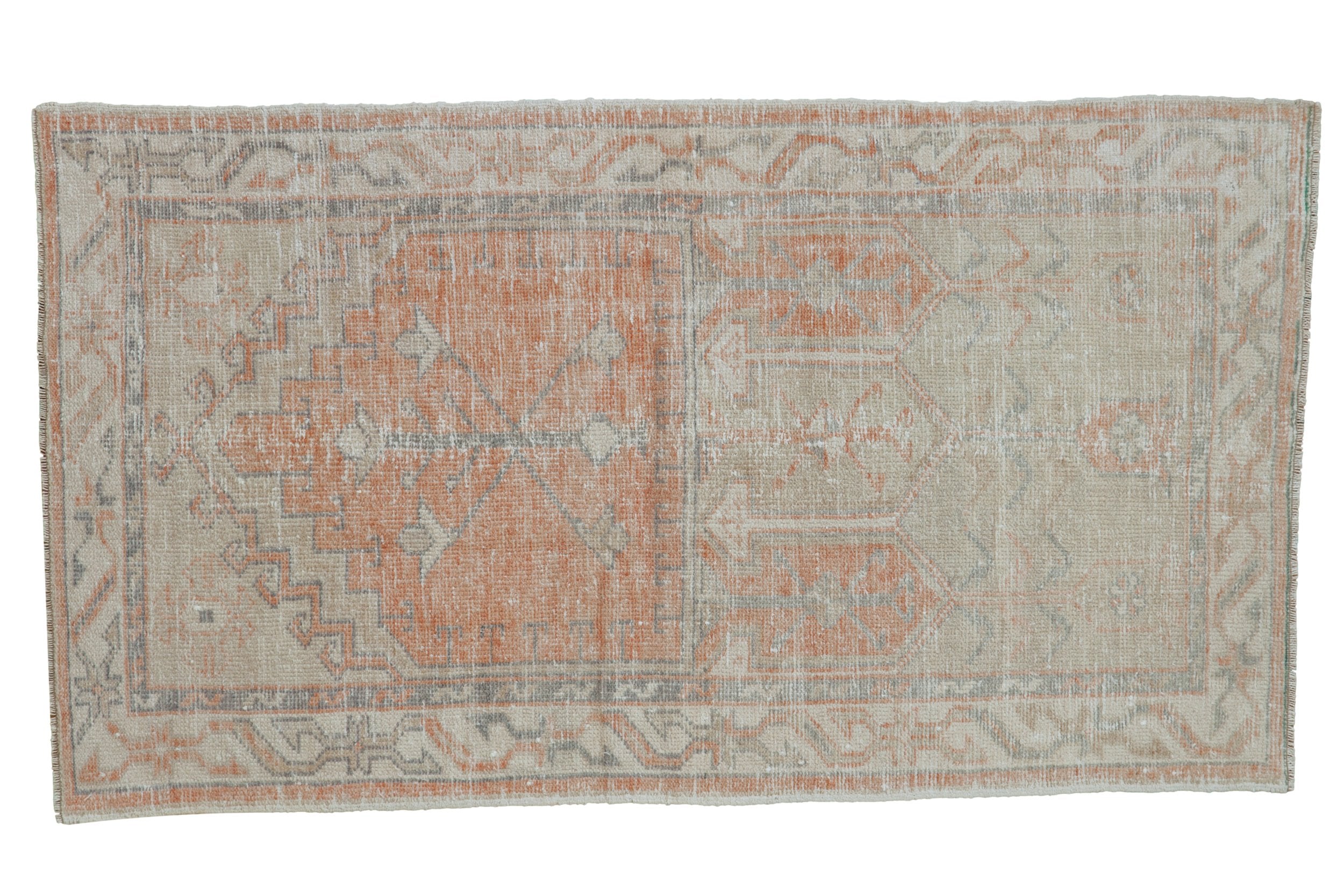 2.5x5 Vintage Distressed Oushak Rug Runner