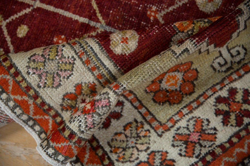 2.5x5.5 Vintage Distressed Oushak Rug Runner