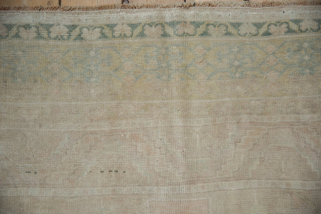6x9.5 Vintage Distressed Oushak Carpet