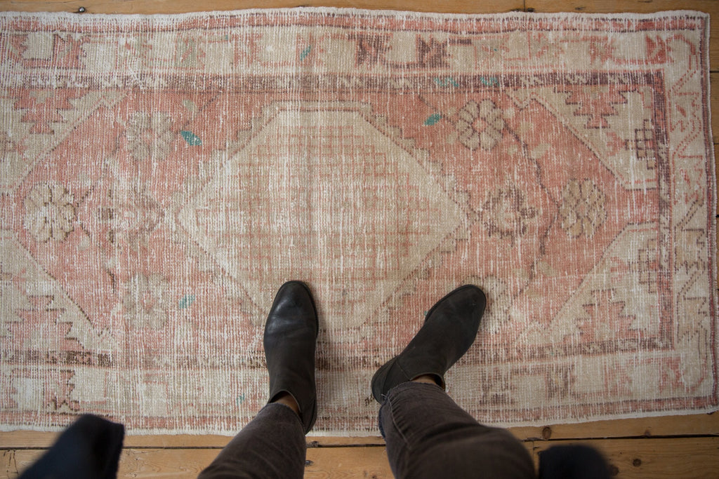 2.5x5 Vintage Distressed Oushak Rug Runner