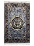 Hand-Knotted Parak Rug – Gray, 40” x 60” | Afghan Wool Rug