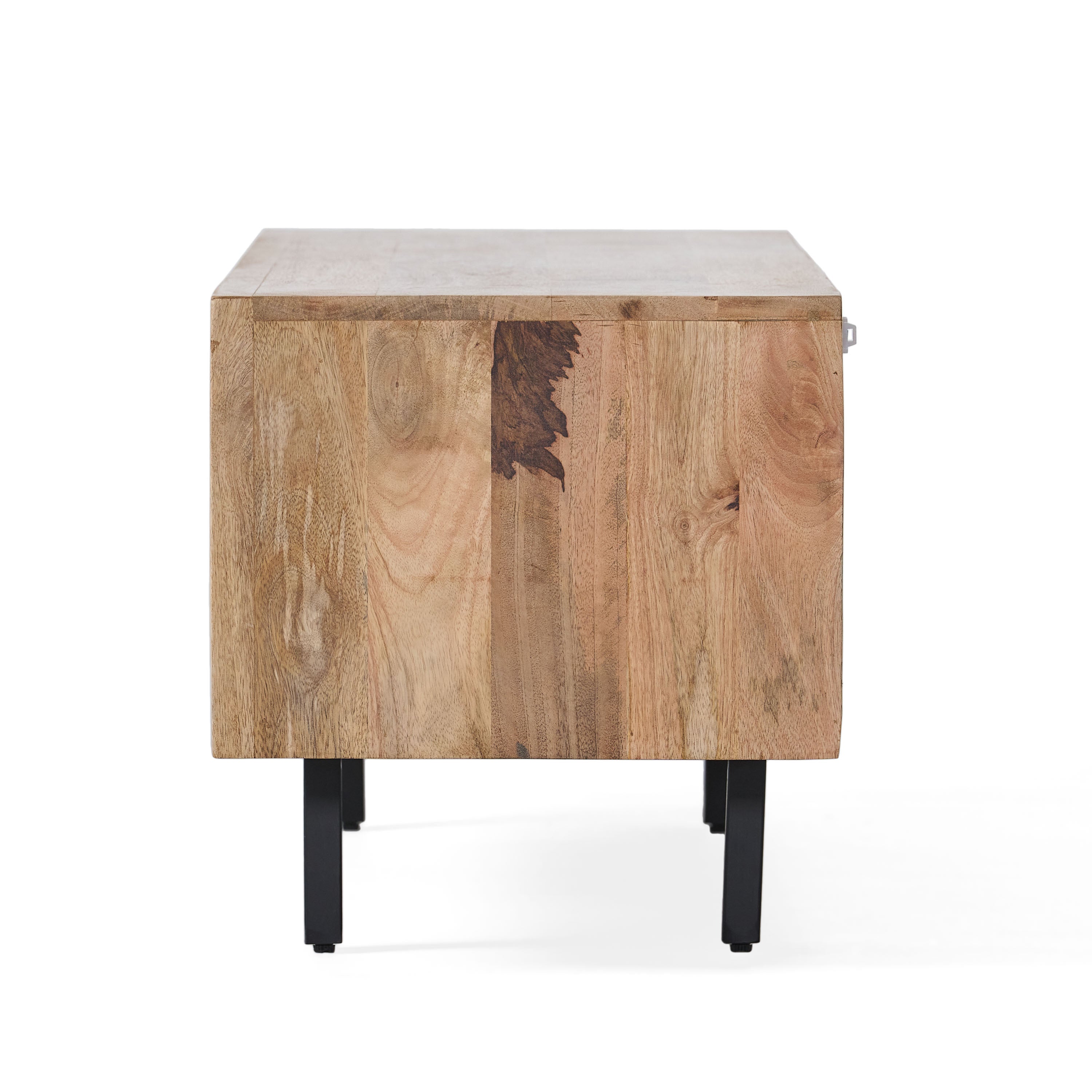 TV stand with 3 Cabinets for TVs Up To 59 Inches, Natural