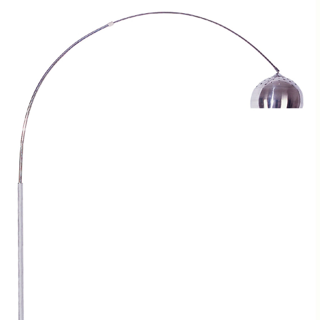85' Tall Metal Floor Lamp with White Marble Base, Arch design