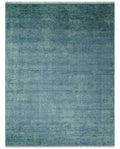 9x12 Fine Hand Knotted Blue and Teal Traditional Vintage Persian Style Antique Wool Rug | AGR33