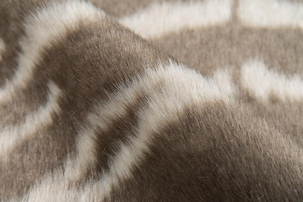 Zebra Hide‑Style Faux Fur Accent Rug