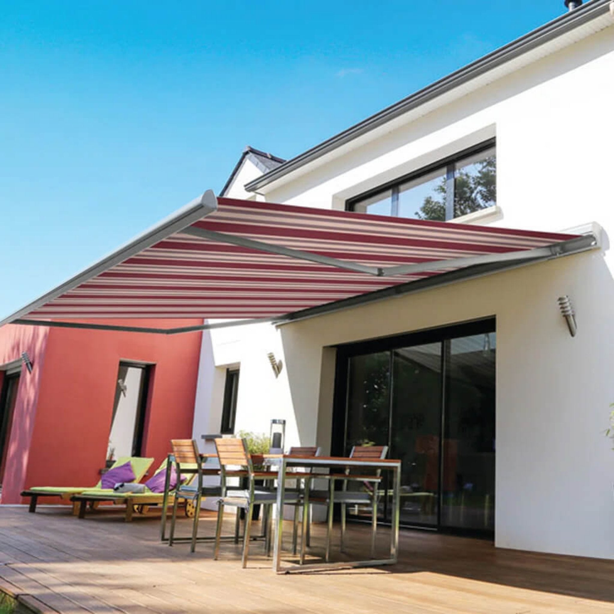 Advaning Luxury Series Fully Assembled Retractable Sun Shade Canopy Awning (SAK31549)