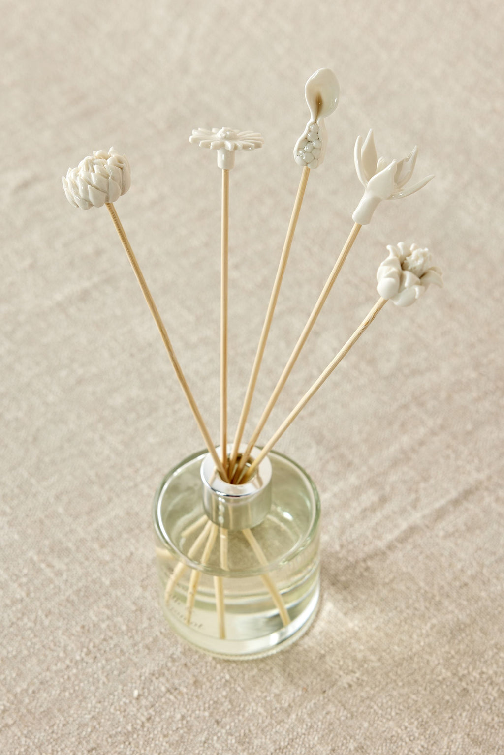 African Flowers Bamboo Diffuser Set