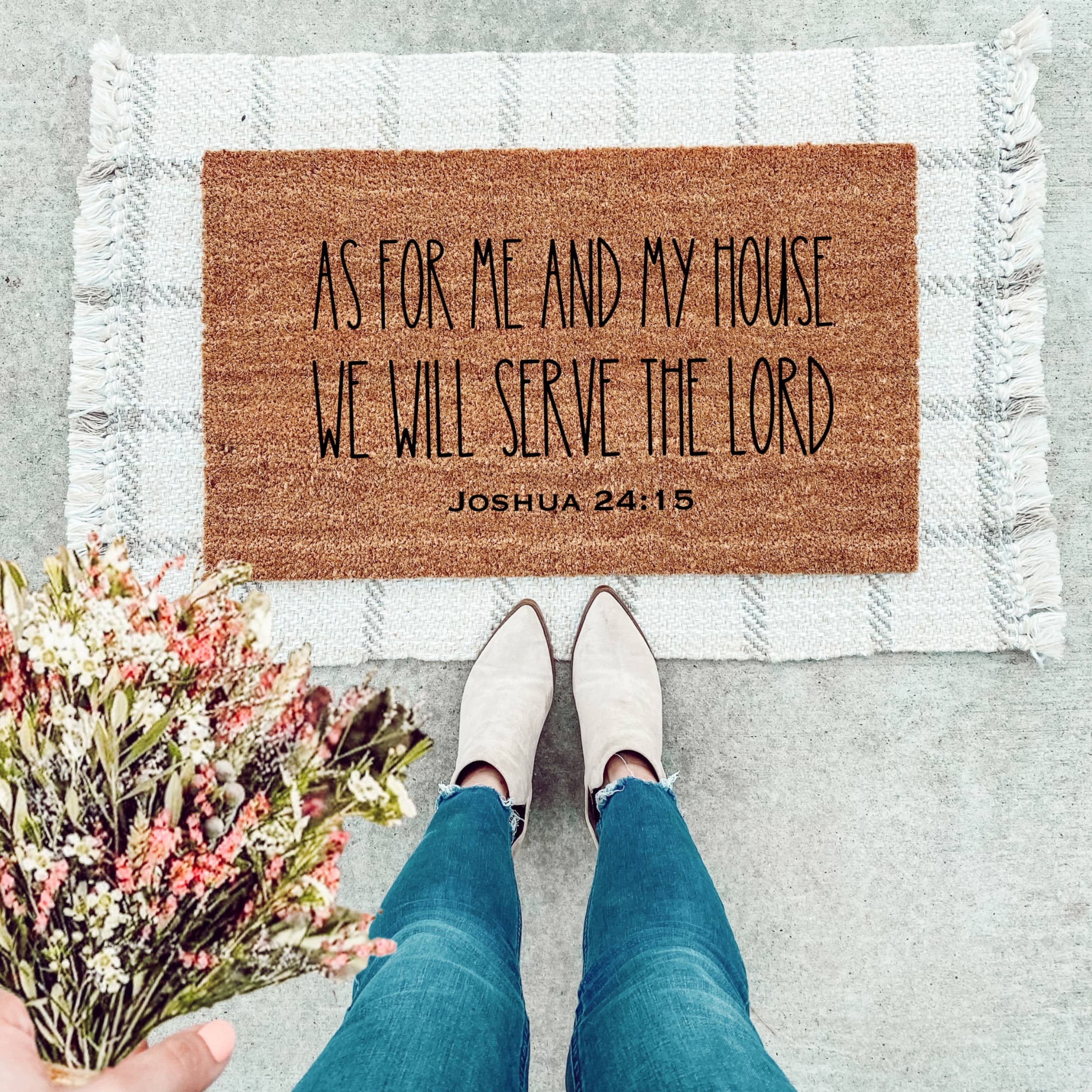 As For Me And My House Doormat