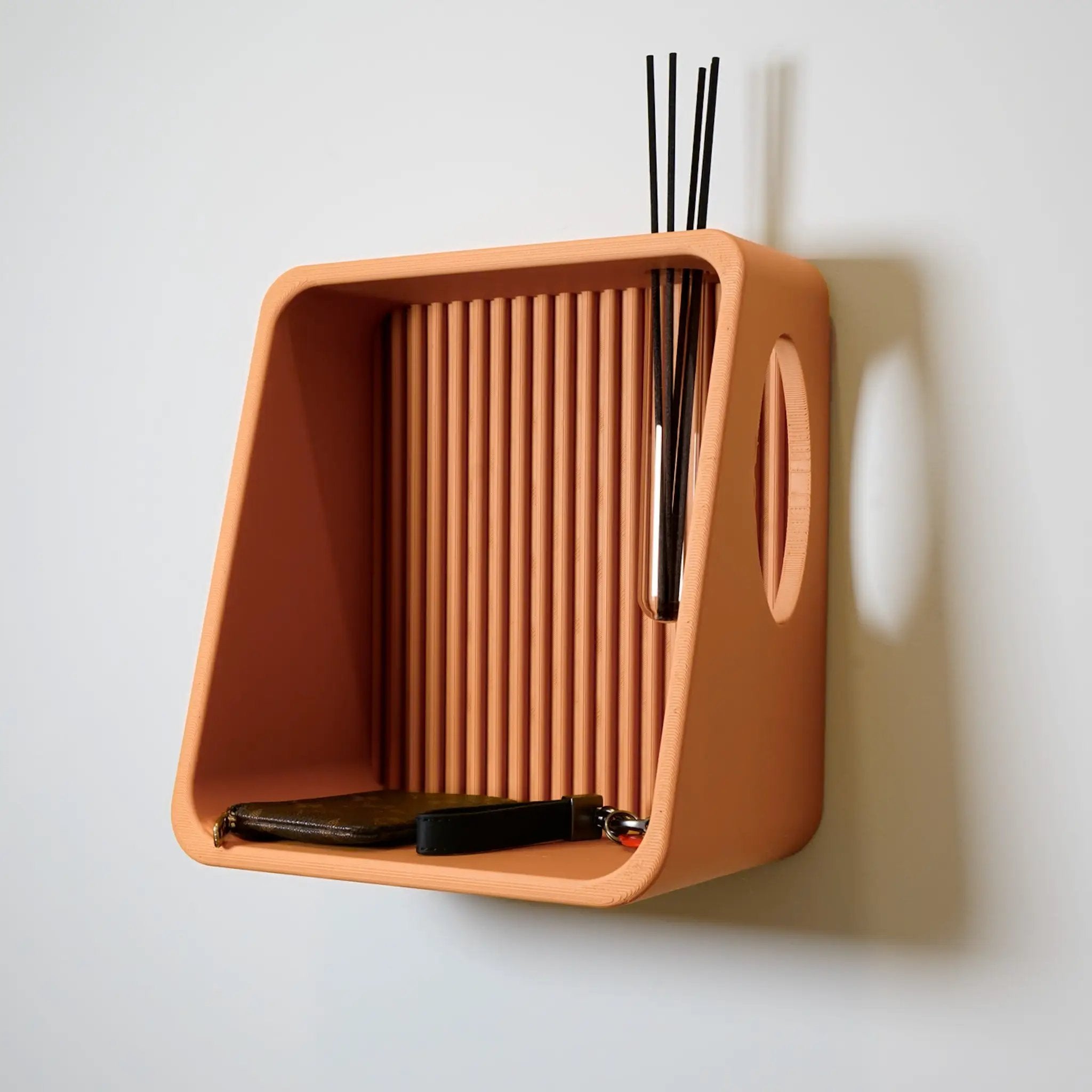 Modern Floating Wall Shelf, Propagation or Reed Diffuser