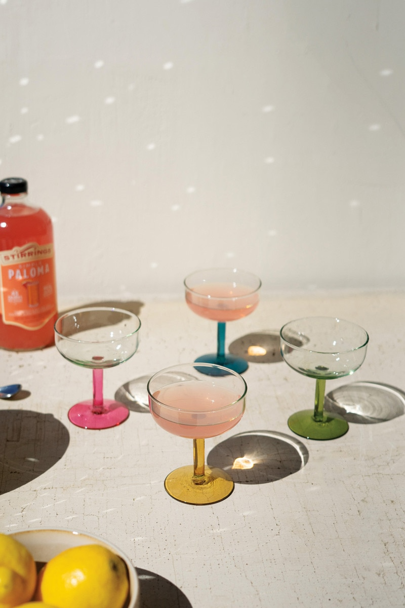 Havana Coupe Colored Stems, Set of 4