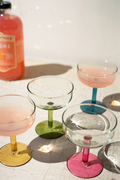 Havana Coupe Colored Stems, Set of 4
