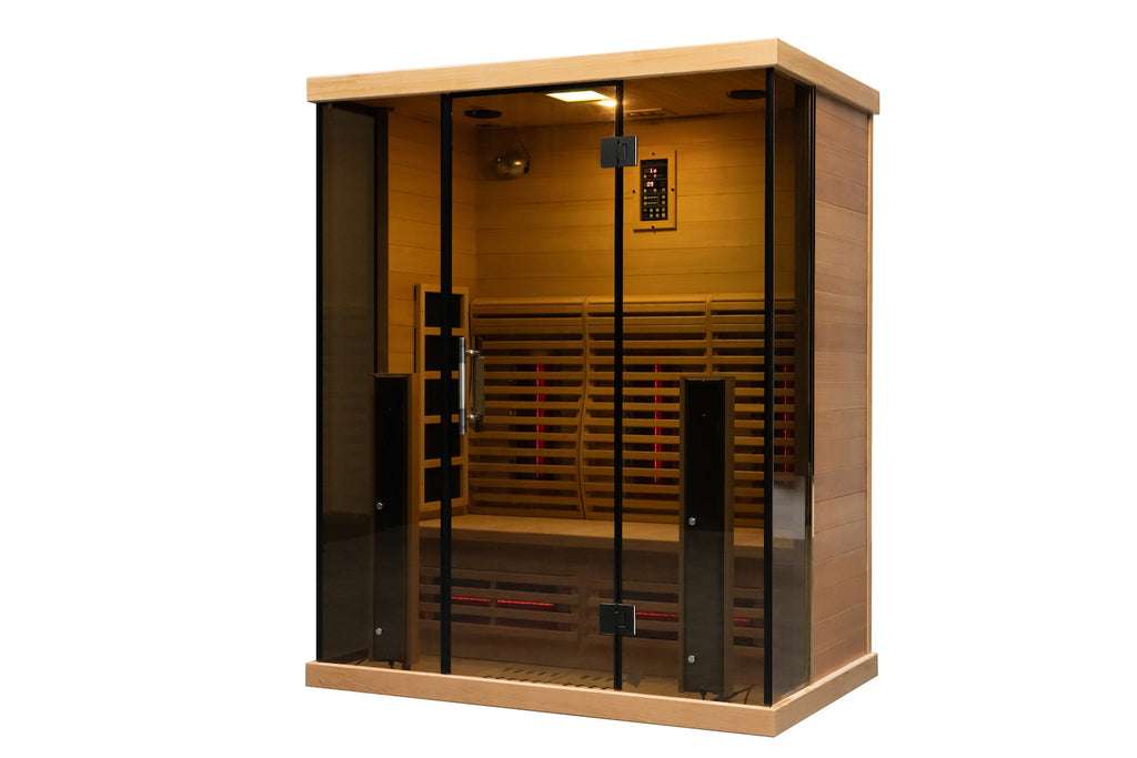 SAUNA EVOLUTION® Doctor Based Premier Full Spectrum Infrared Saunas Upgraded Version 1