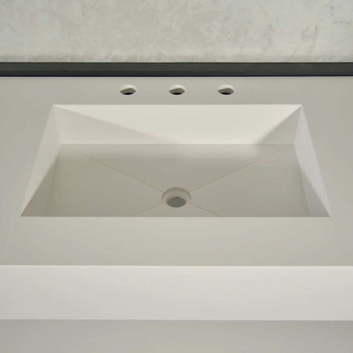 Custom Quartz Sink With Shelf, Bathroom Sink With Matching Shelf, Bathroom Vanity With Shelf, Bathroom Vanity With Single Sink, Vessel