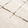 Koume Ivory & Brown Area Rug
