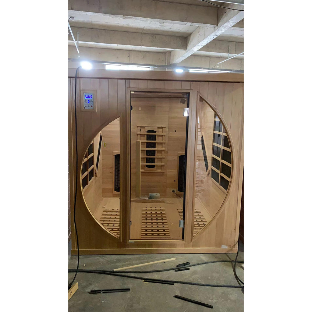 SAUNA EVOLUTION®  Indoor Sauna Room with Recliner（Best Seller）Far Infrared 01