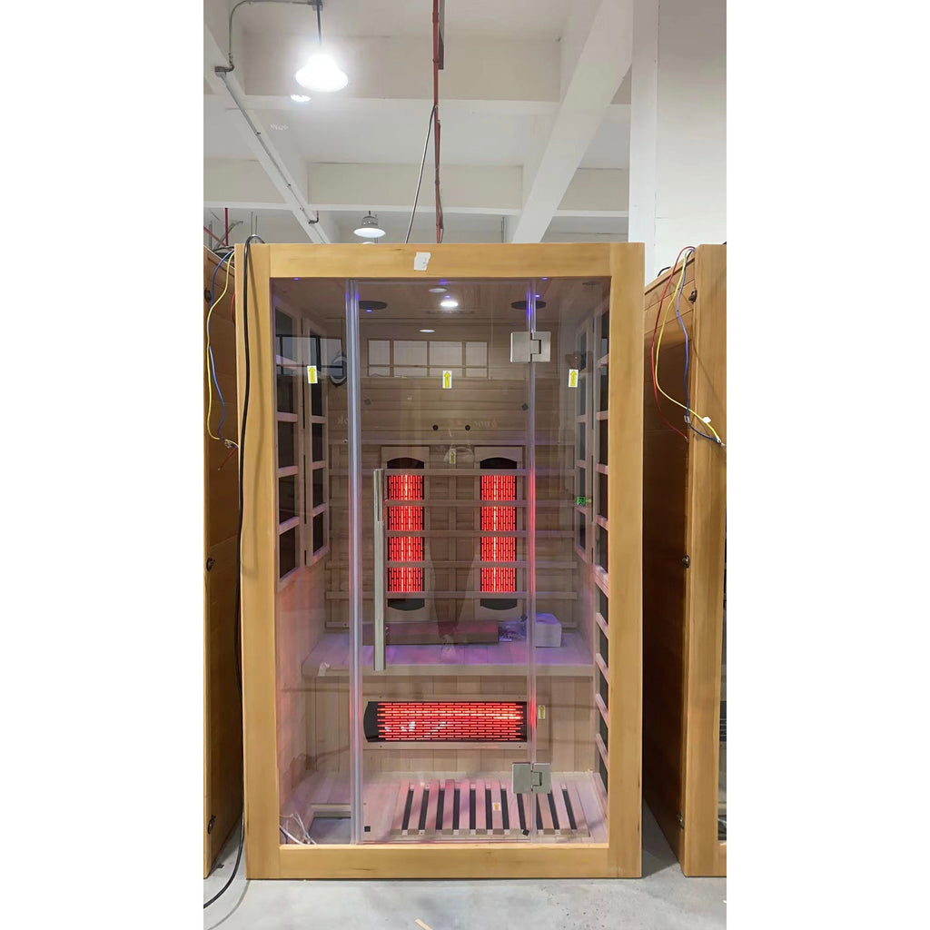 SAUNA EVOLUTION®  Full Spectrum Indoor Solid Wood Sauna Far Infrared 11
