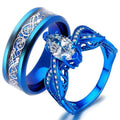 Fashion Blue Dragon Stainless Steel Ring