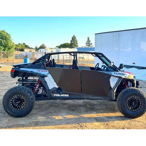 Polaris RZR XP 4 1000 black aluminum doors for UTV