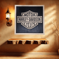 Harley Davidson Wood Sign