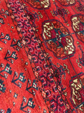 Antique 1920’s Tribal Turkoman Tekke Wedding Rug 3’4” x 4’1”