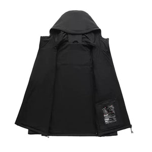 LITEGUEST 10-Zone Softshell Heated Jacket, black sport jacket