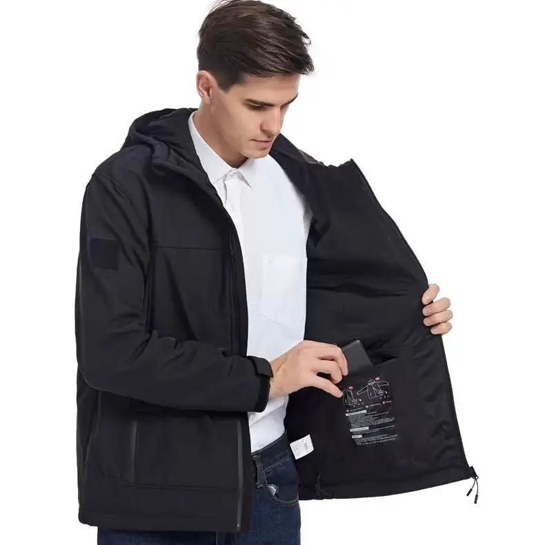 LITEGUEST 10-Zone Softshell Heated Jacket, black, USB-powered