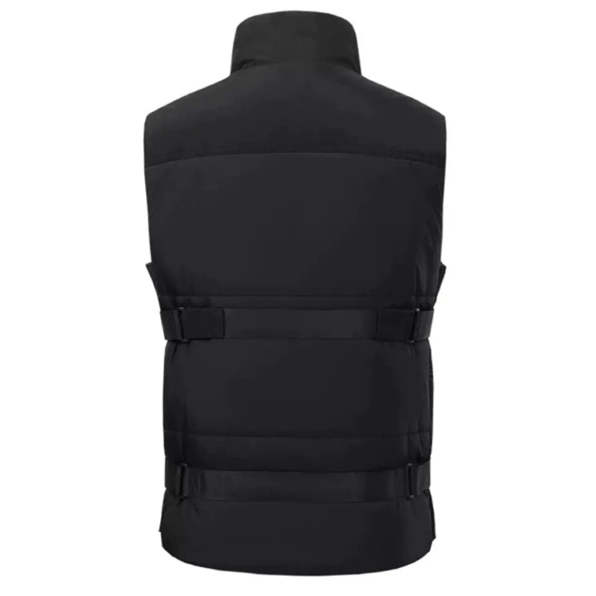 LITEGUEST 8-Zone Heated Vest by SmartTherm OutdoorLiteGear Inc. in black, adjustable fit.