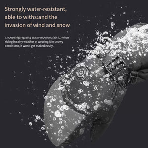 LITEGUEST Heated Gloves, black water-resistant with USB-powered heating for winter outdoor use