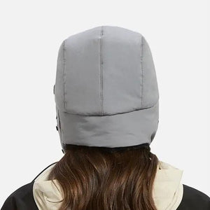LITEGUEST Heated Trapper Hat gray USB rechargeable winter hat