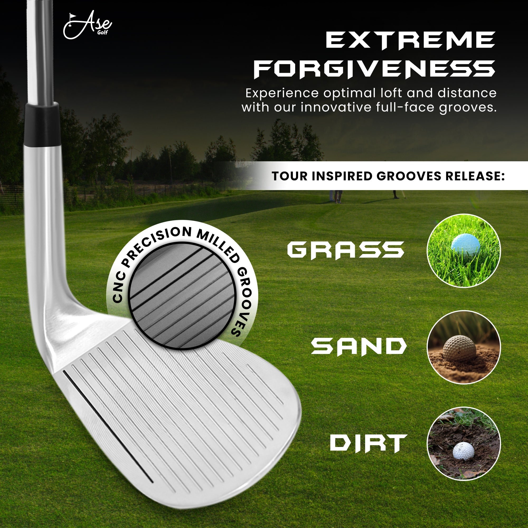 Ase 3-Piece Wedge Set