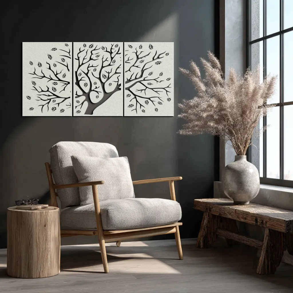 Rustic Horse Farm Metal Wall Art - Steel Wall Decor for Home and Barn - KAF036