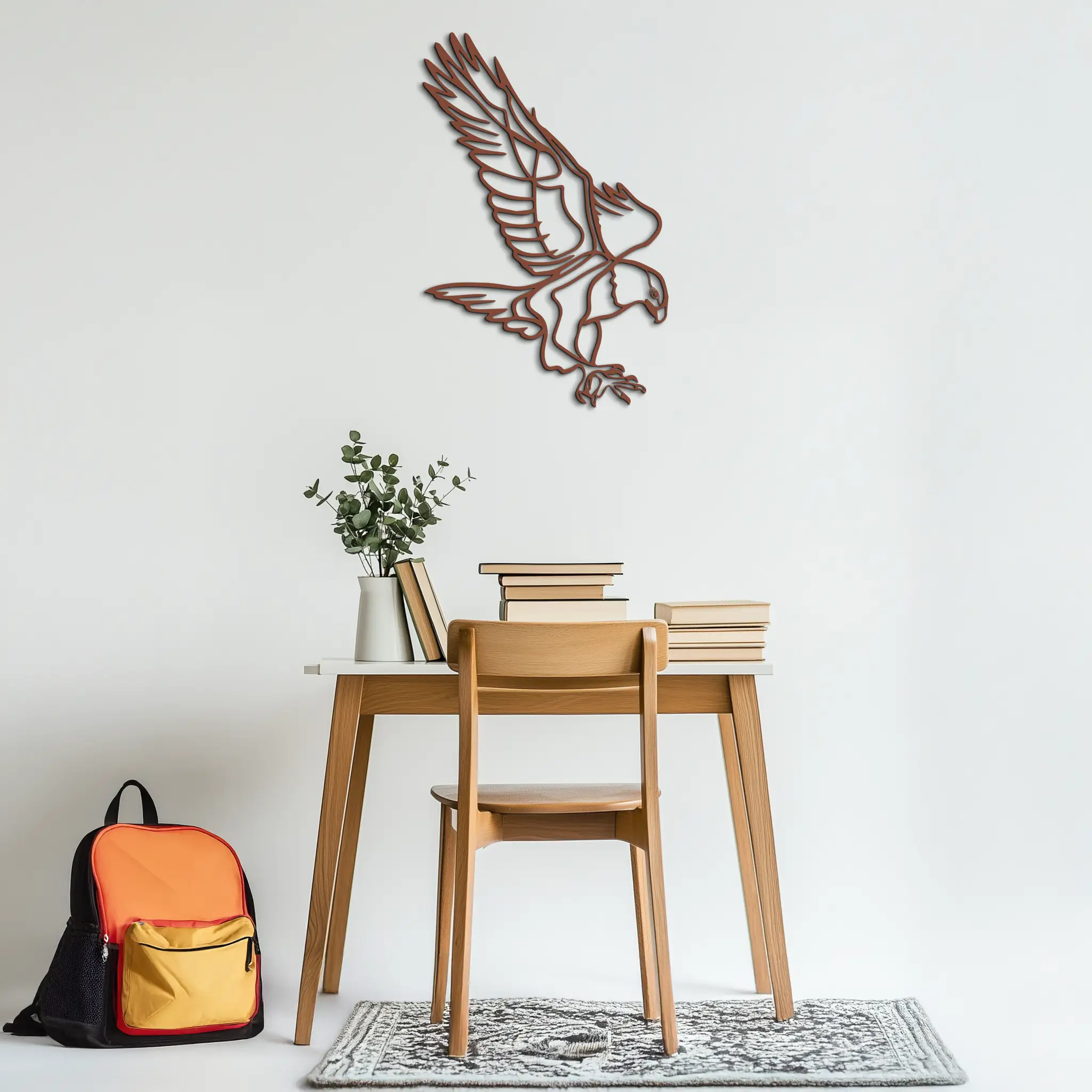 Eagle Metal Wall Art – Bold & Majestic Bird Decor - KAF271