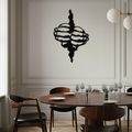 Freedom Hands Silhouette Metal Wall Art – Black Steel Inspirational Home Decor- KAF488