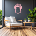 Frida Kahlo Silhouette Metal Wall Art – Iconic Feminine Artistic Home Decor - KAFGP032