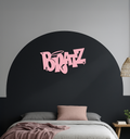 Bratz Logo Inspired Metal Wall Art – Trendy Retro Room Decor - KAFGP088